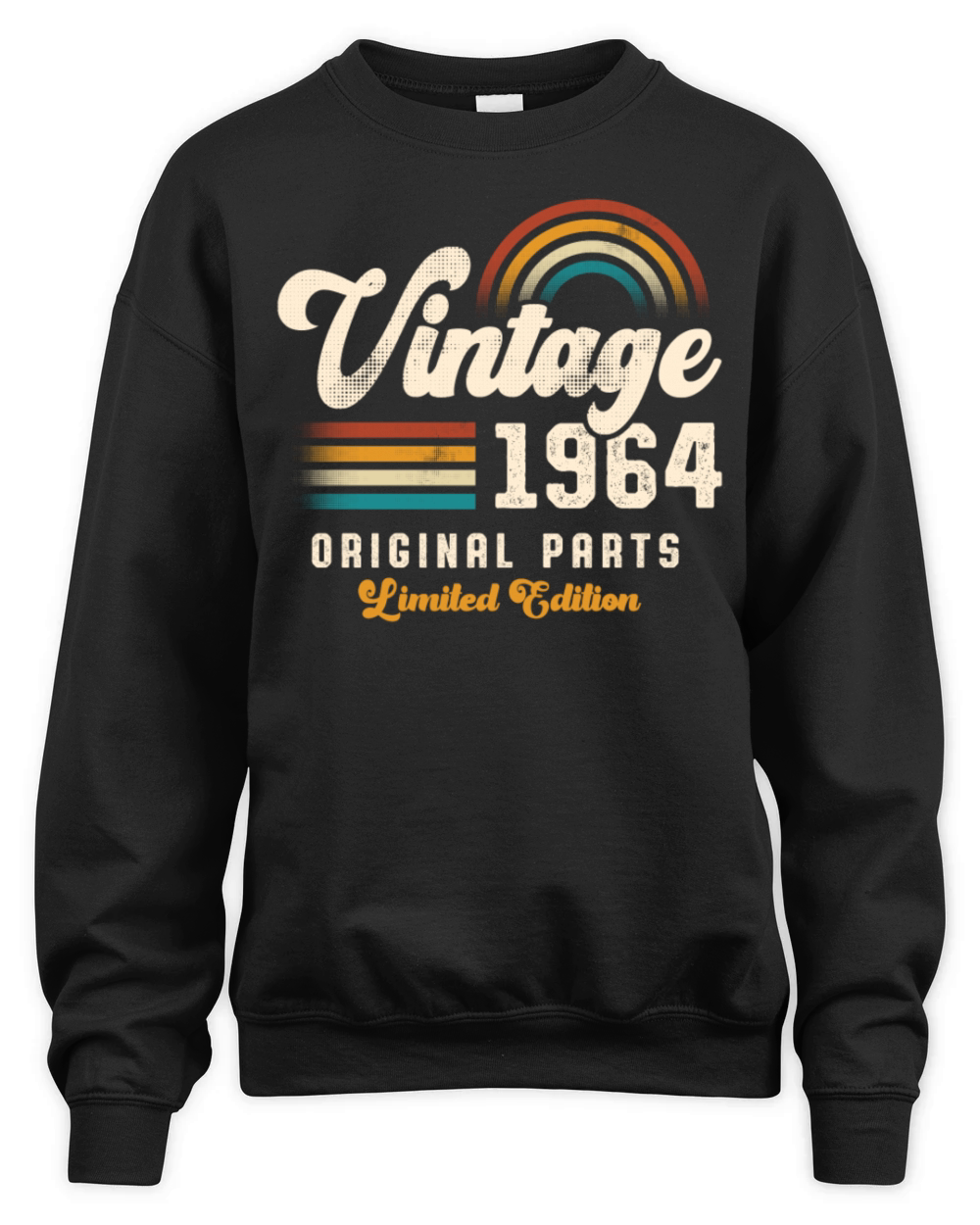 Vintage 1964 Birthday Retro Unisex Premium Crewneck Sweatshirt