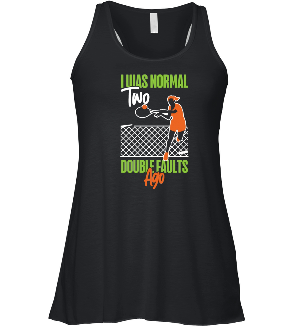 Funny Tennis Player Racket I Was Women's Flowy Tank Top