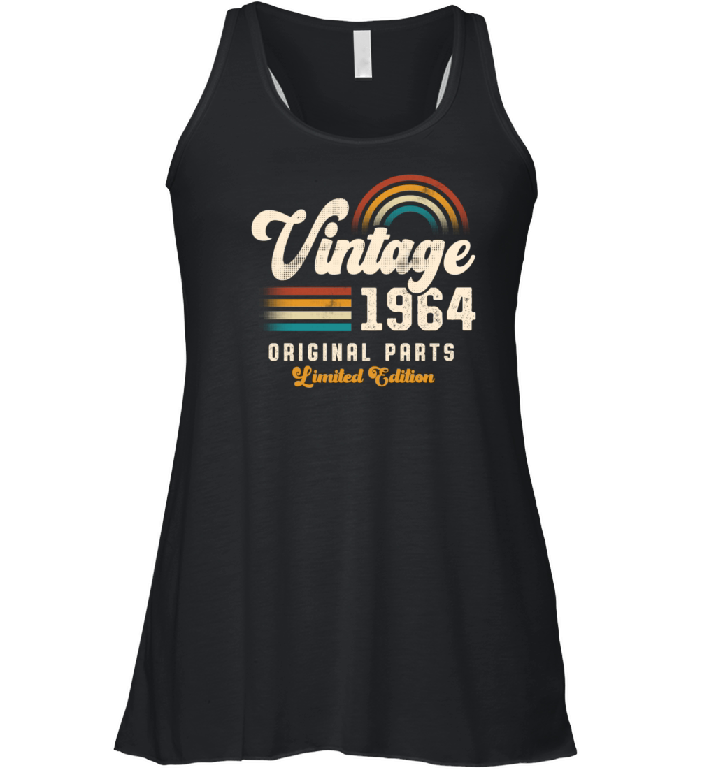 Vintage 1964 Birthday Retro Women's Flowy Tank Top