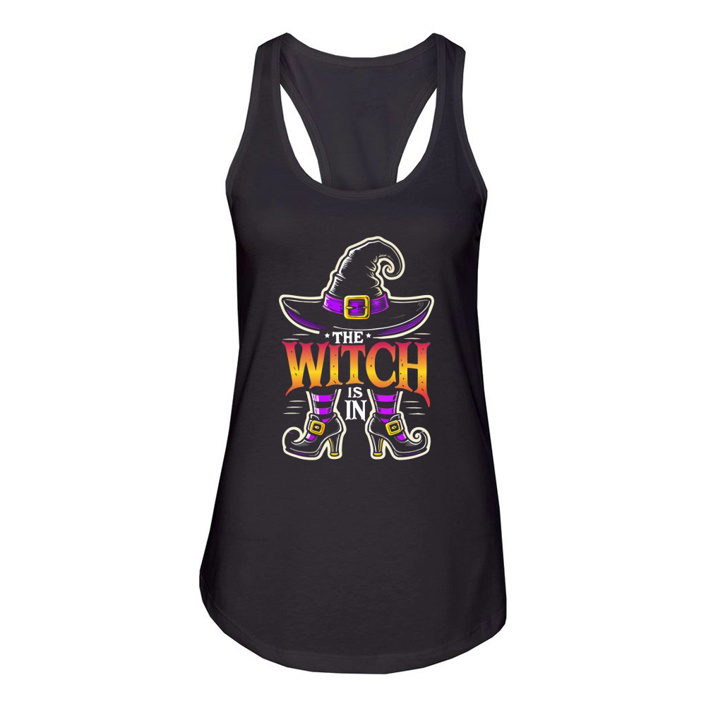 The Witch Is In Women's Racerback Tank