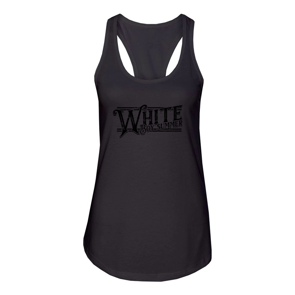 White Boy Summer - Quote Women's Racerback Tank
