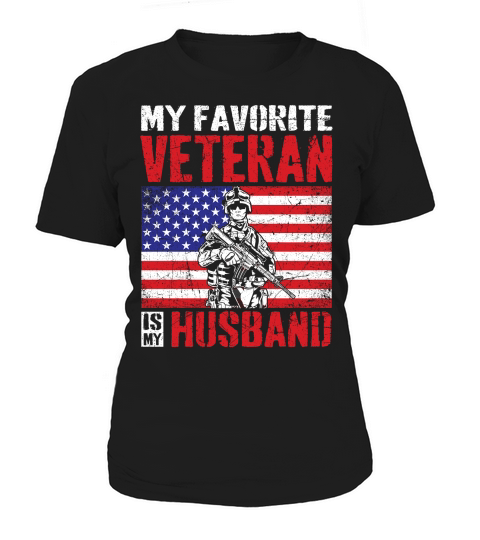 my favorite veteran is my husband 02 Women's T-Shirt