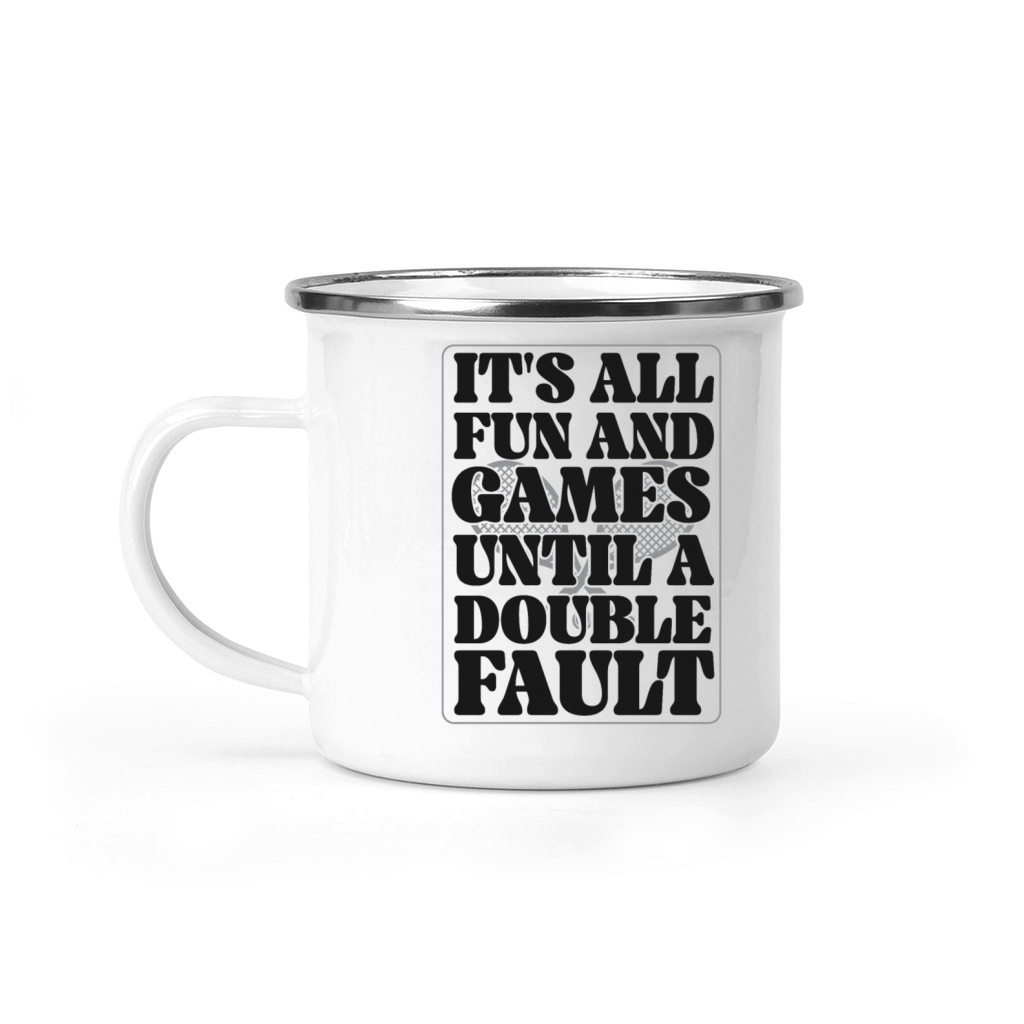 Funny Tennis Player Racket I Dont Camping Mug