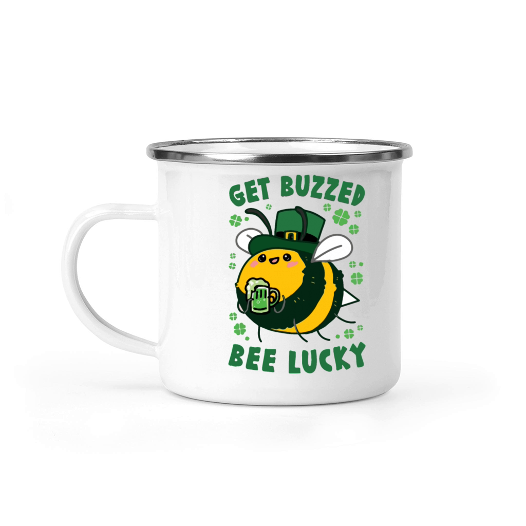 get buzzed bee lucky Camping Mug