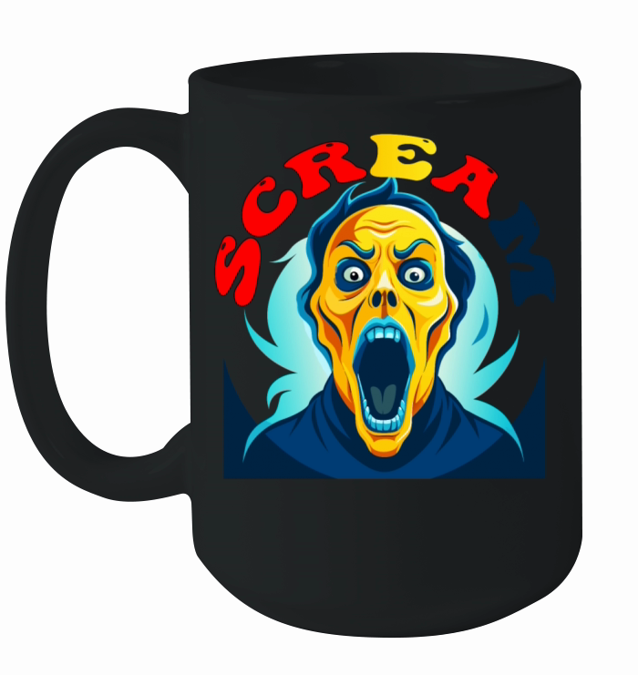Scream Vintage Halloween Ceramic Mug