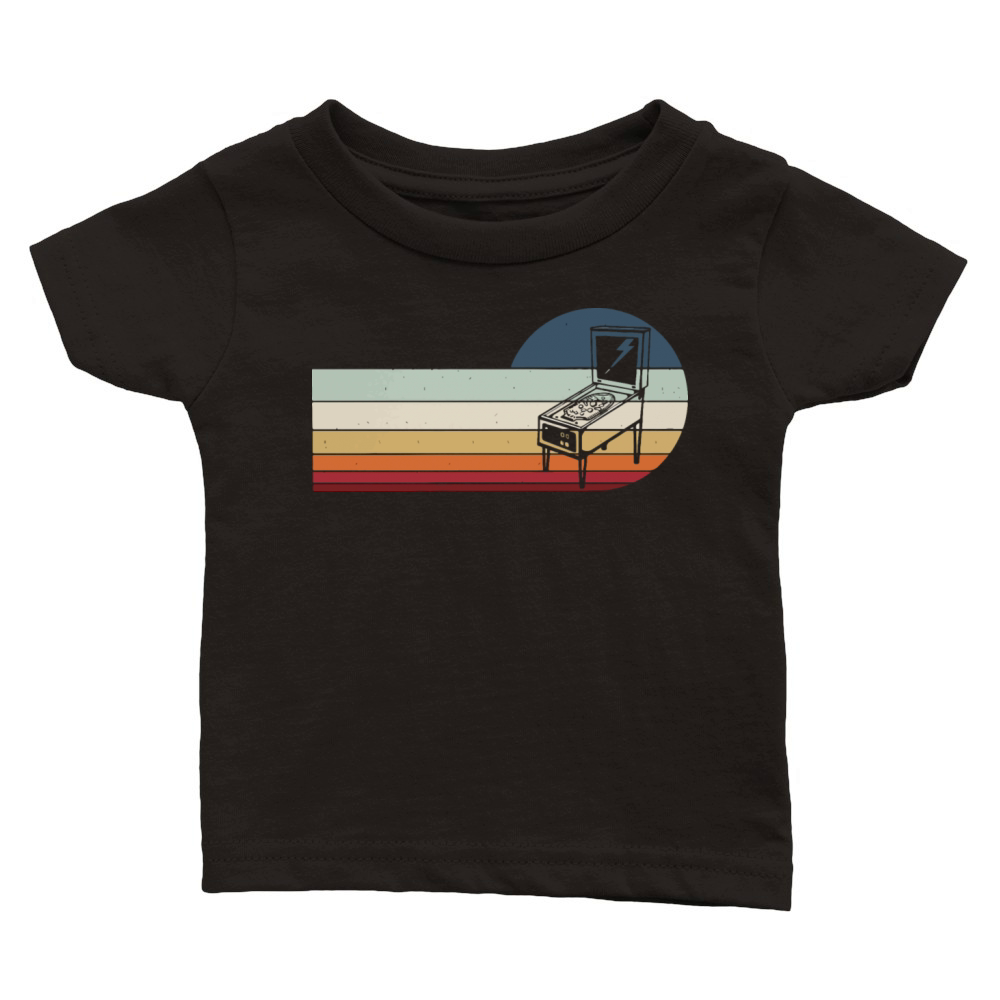 retro colorful gaming Classic Baby Crewneck T-shirt