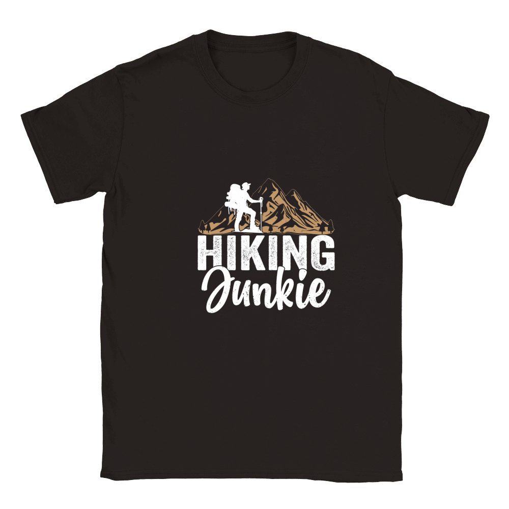 HIKING JUNKIE Classic Kids Crewneck T-shirt