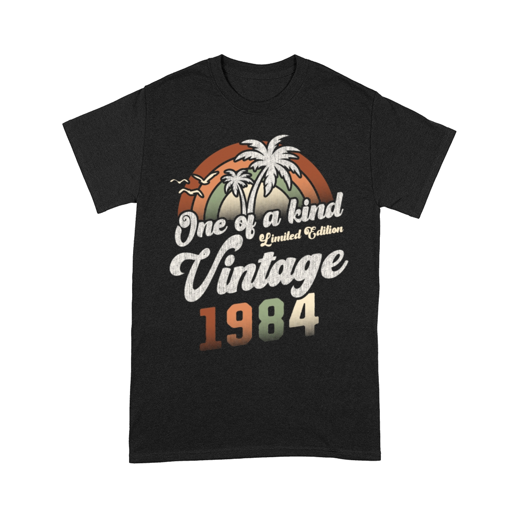Vintage 1984 Birthday Palm Trees Comfort T-shirt