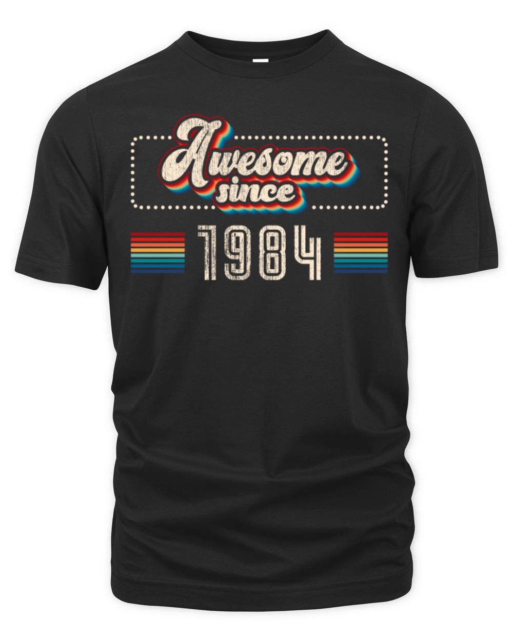 Awesome since 1984 Birthday Organic Unisex T-shirt