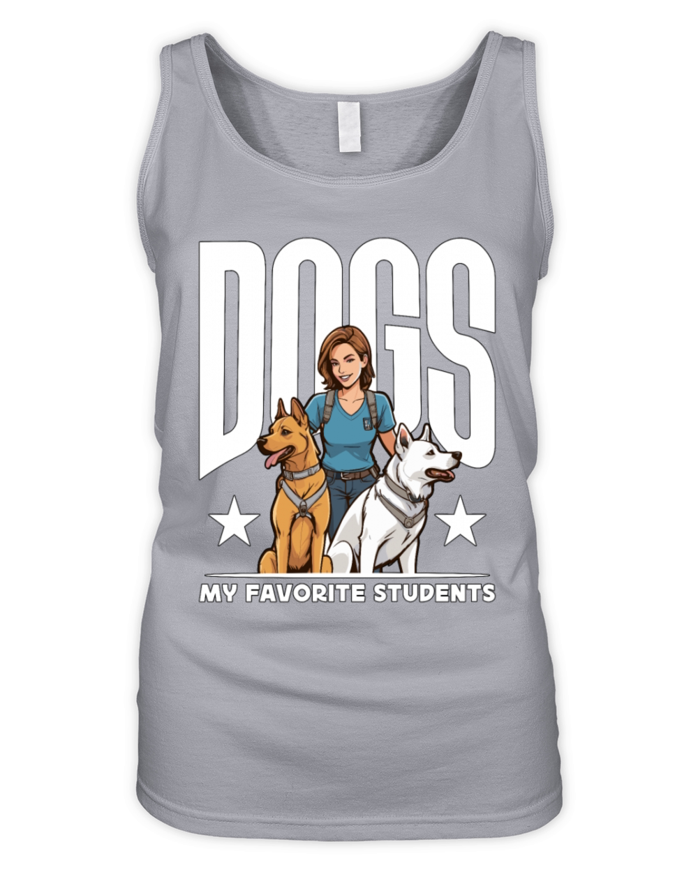Dog Trainer Dogs My Favorite Students Animal Lover Organic Women's Tank Top