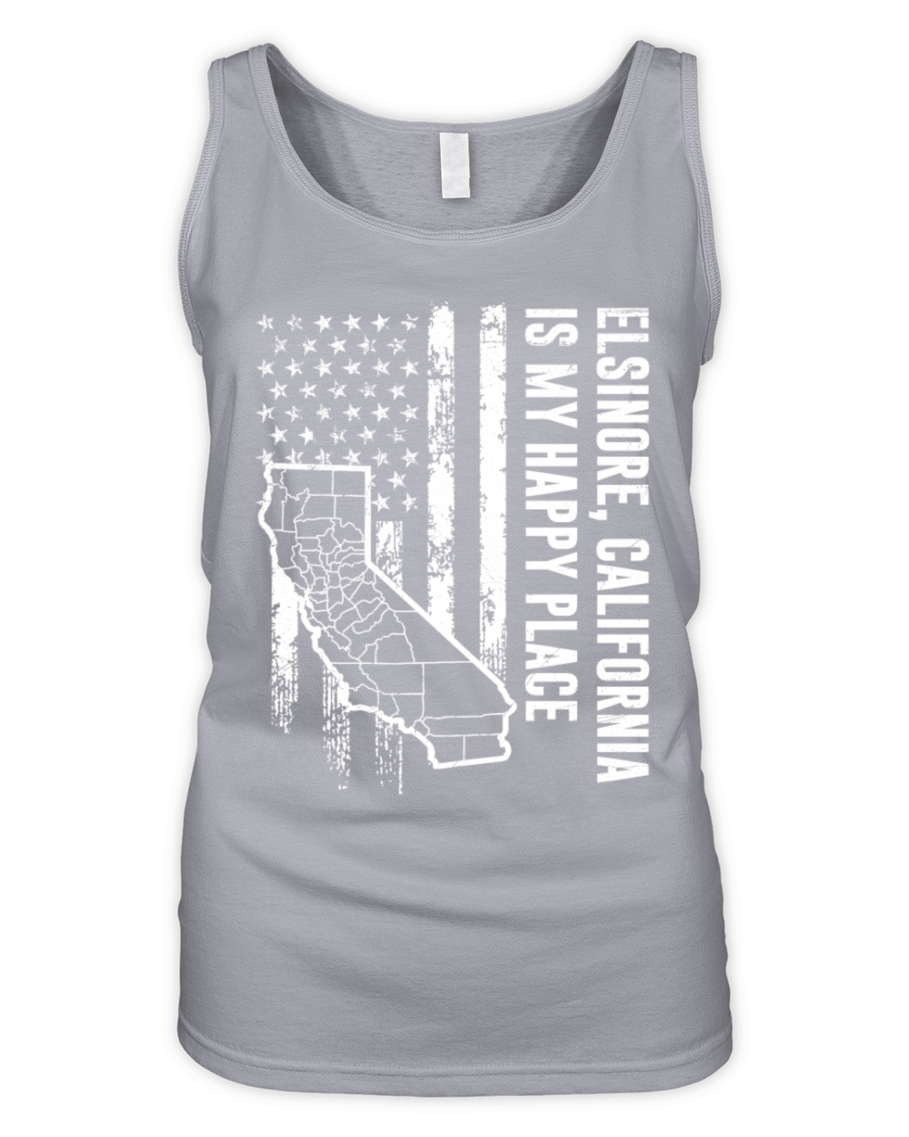 ELSINORE CALIFORNIA IS MY HAPPY PLACE Lake Organic Women's Tank Top