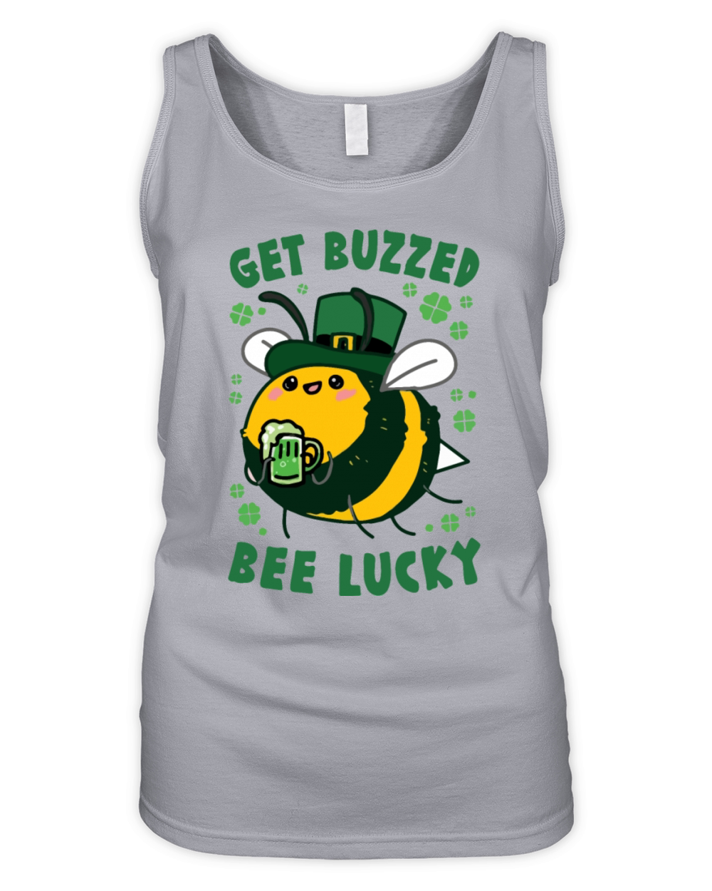 get buzzed bee lucky Organic Women's Tank Top