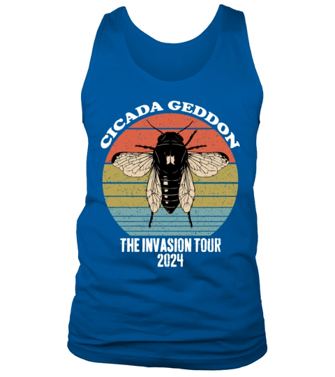 Retro Cicada Invasion Cicada Geddon Survivor 2024 Tank Top Unisex