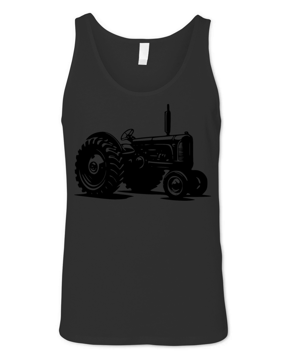 Field Tractor Vintage Agricultural Machinery Unisex Jersey Tank
