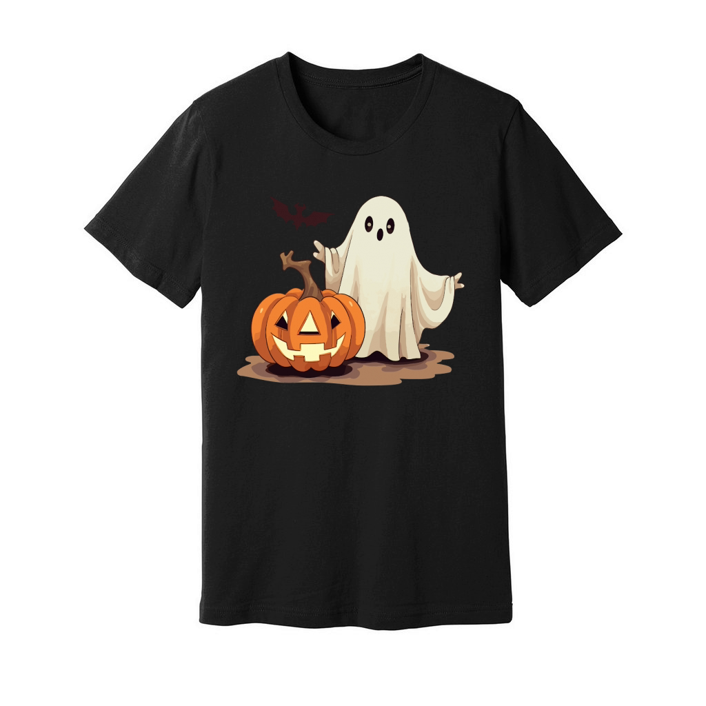 Ghost   Halloween Unisex Jersey Tee