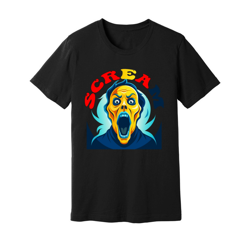 Scream Vintage Halloween Unisex Jersey Tee