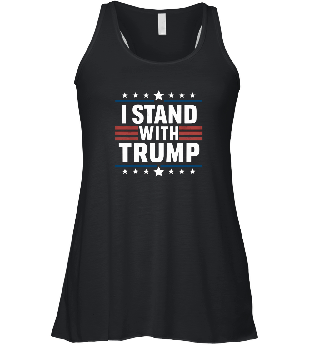 I Stand with Trump Women's Flowy Tank Top