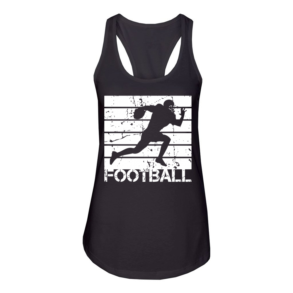 Football Player Women's Racerback Tank