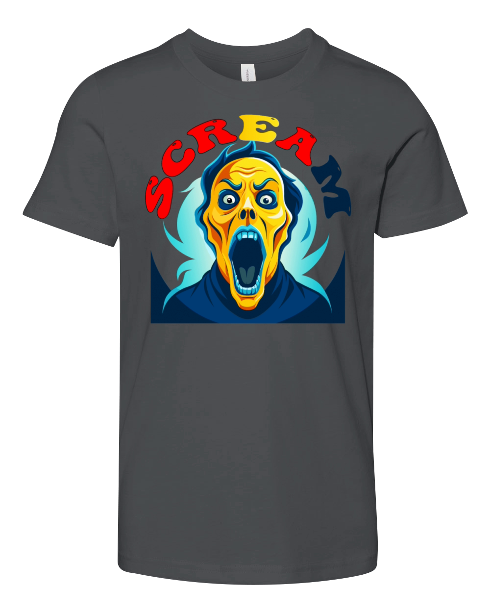Scream Vintage Halloween Youth Unisex Jersey Tee
