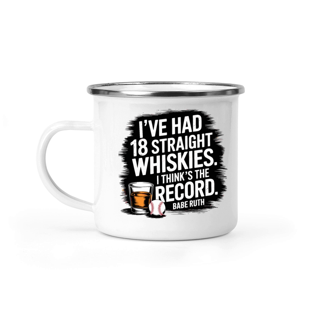 Baseball Babe Ruth Saying Sports Quote Camping Mug