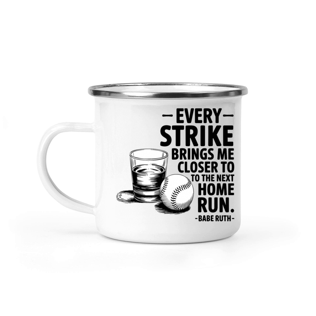 Baseball Babe Ruth Saying Sports Quote Camping Mug