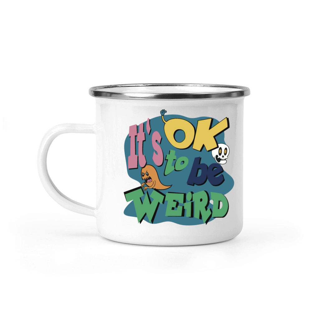 ItS OK to be weird Camping Mug