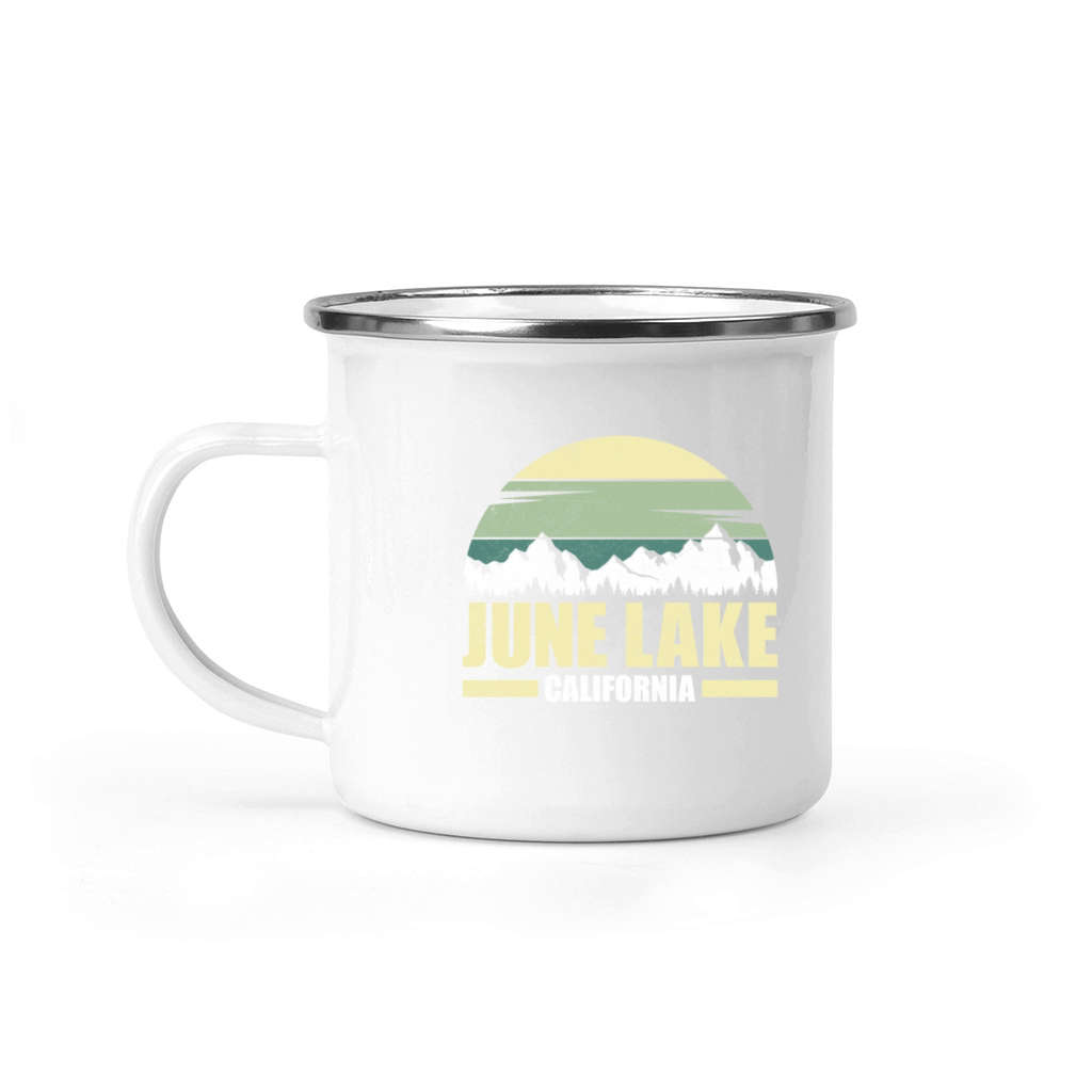 JUNE LAKE CALIFORNIA Fan Vintage Nevada June Camping Mug