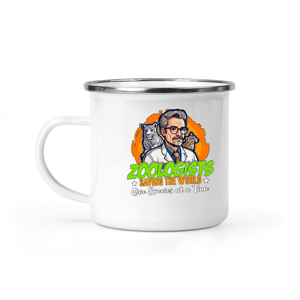 Zoologists Saving the World One Animal Scientist Camping Mug