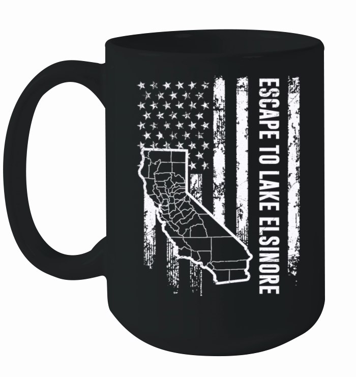 California ESCAPE TO LAKE ELSINORE Nevada Ceramic Mug