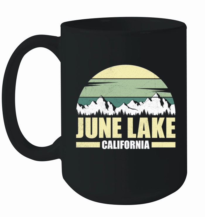 JUNE LAKE CALIFORNIA Fan Vintage Nevada June Ceramic Mug
