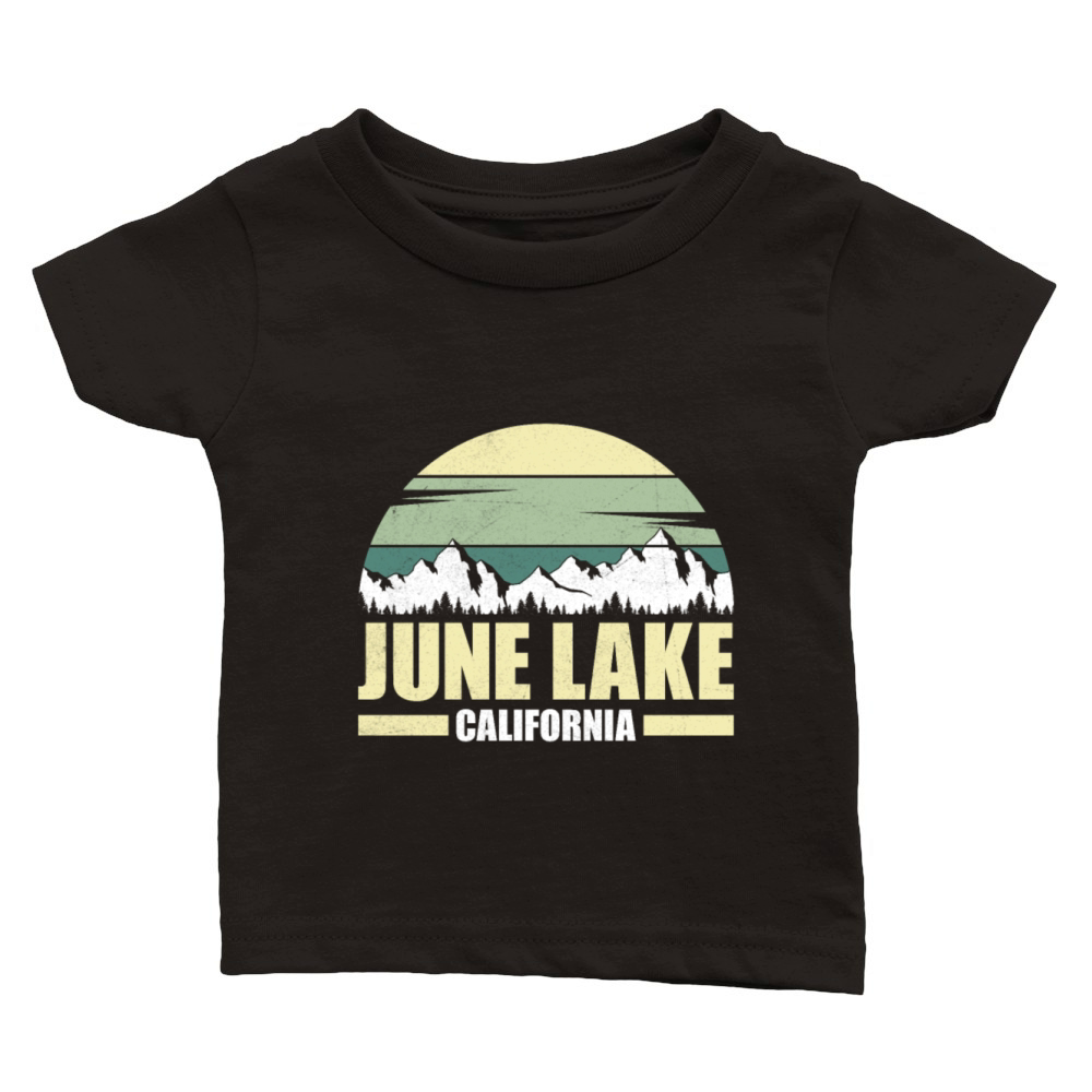 JUNE LAKE CALIFORNIA Fan Vintage Nevada June Classic Baby Crewneck T-shirt