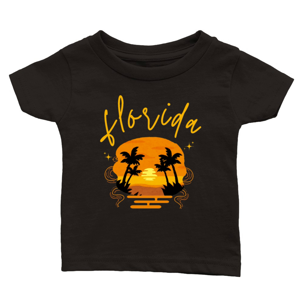 vintage florida retro Classic Baby Crewneck T-shirt