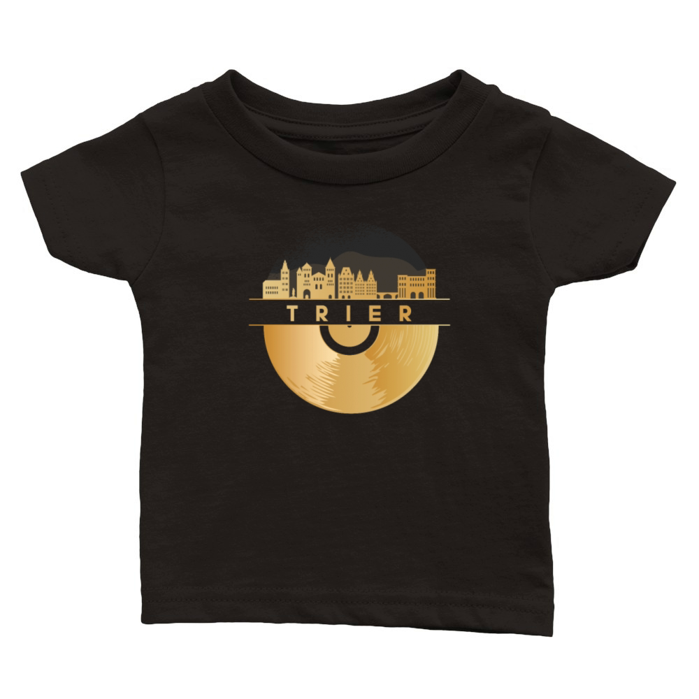Vinyl-Record-Player Disco-Music Classic Baby Crewneck T-shirt