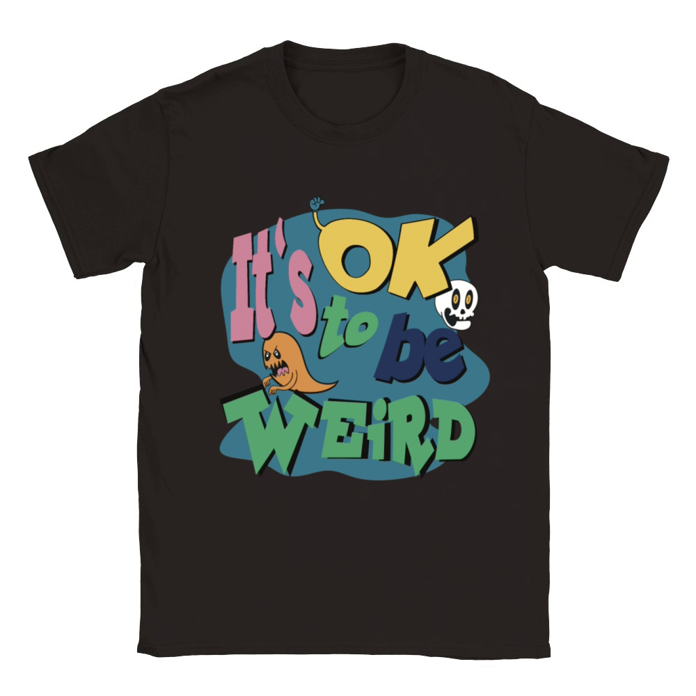 ItS OK to be weird Classic Kids Crewneck T-shirt