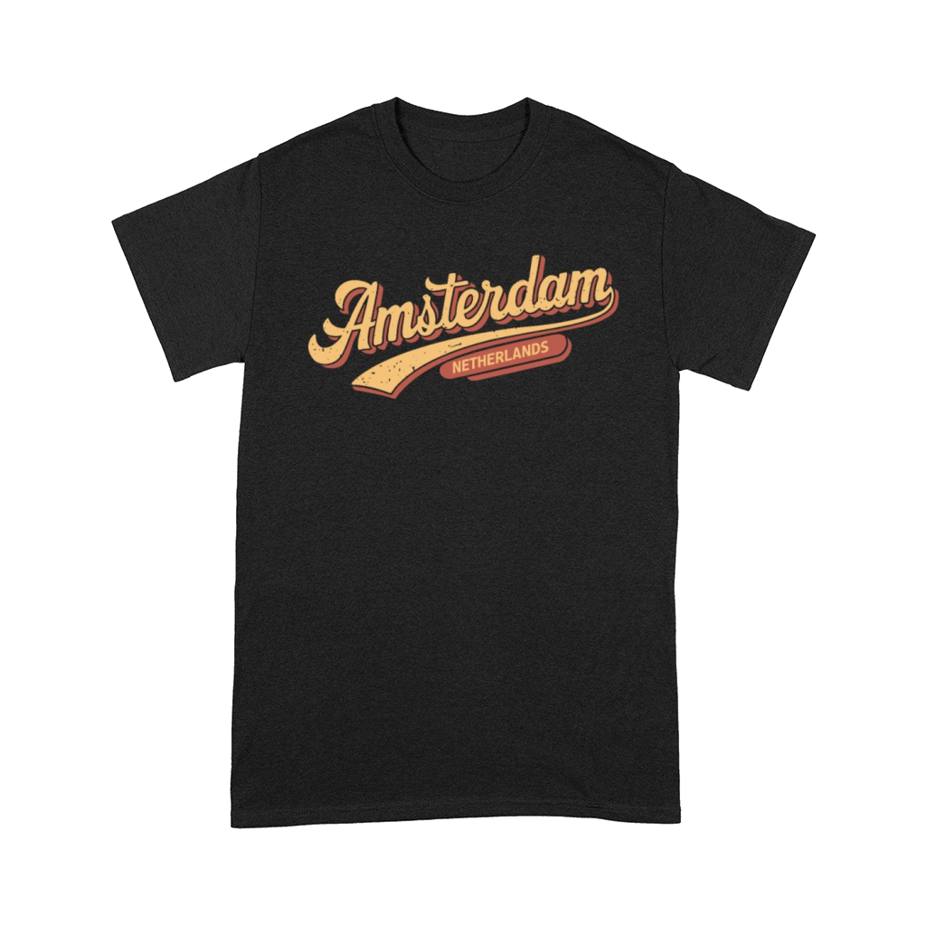 Amsterdam Netherlands Souvenir Vintage Style Comfort T-shirt
