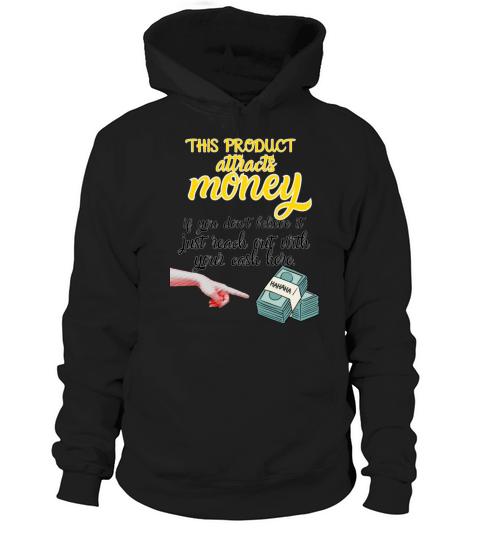 Humorous Money Attraction Design Hoodie Unisex