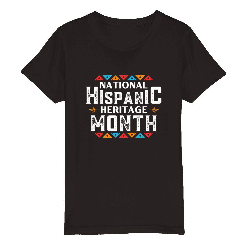 National Hispanic Heritage Month Organic Kids Crewneck T-shirt