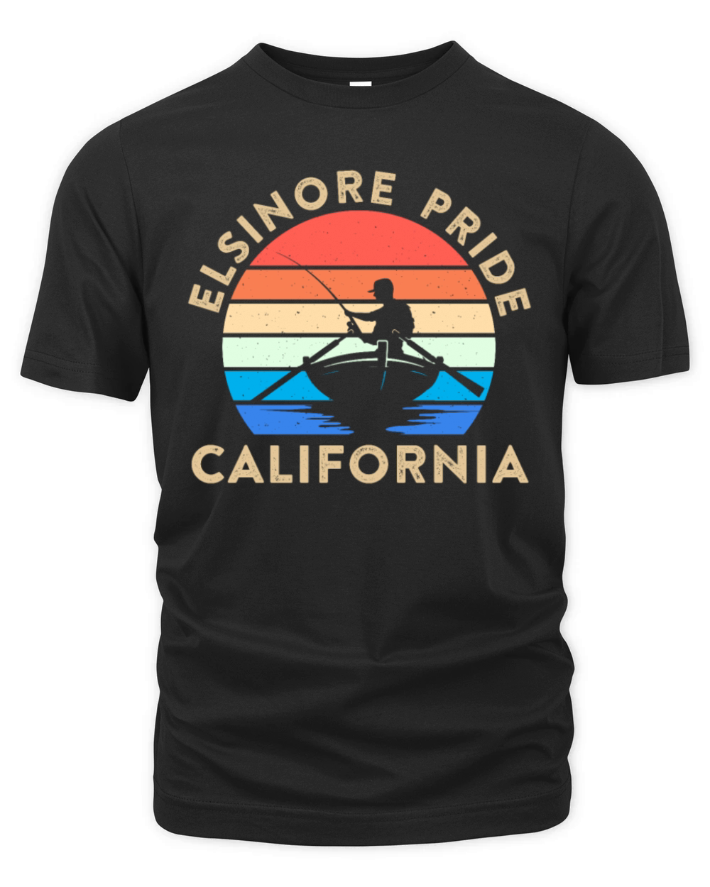 ELSINORE PRIDE CALIFORNIA USA Golden State Organic Unisex T-shirt