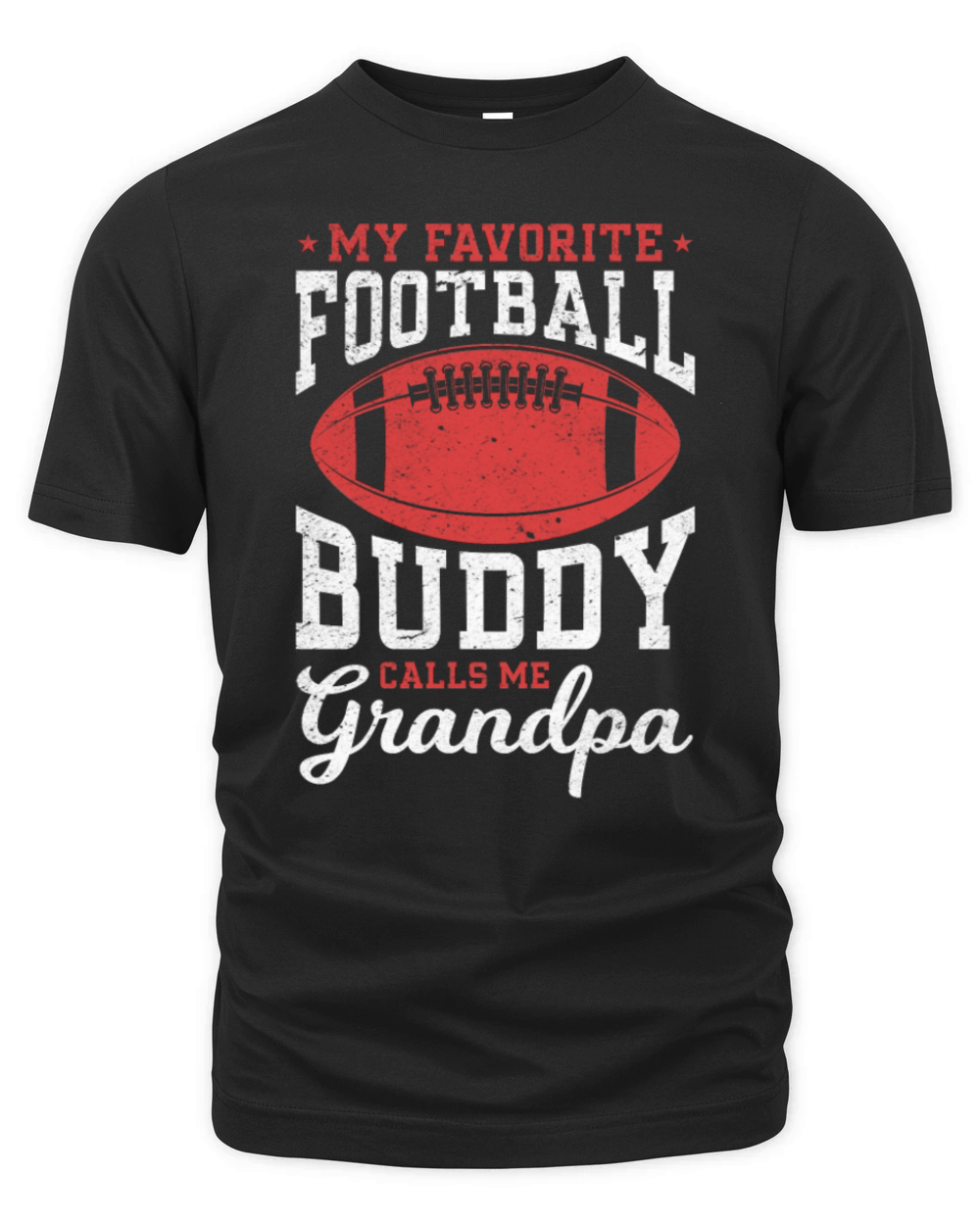 My Favorite Football Buddy calls me Grandpa Organic Unisex T-shirt