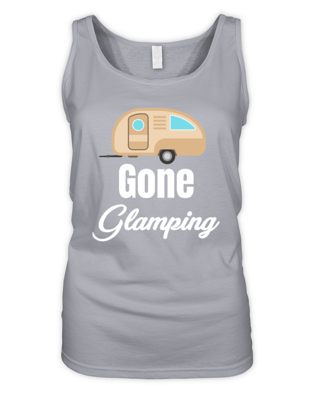 Gone Glamping Glamper Hiker Adventure Smores Organic Women's Tank Top