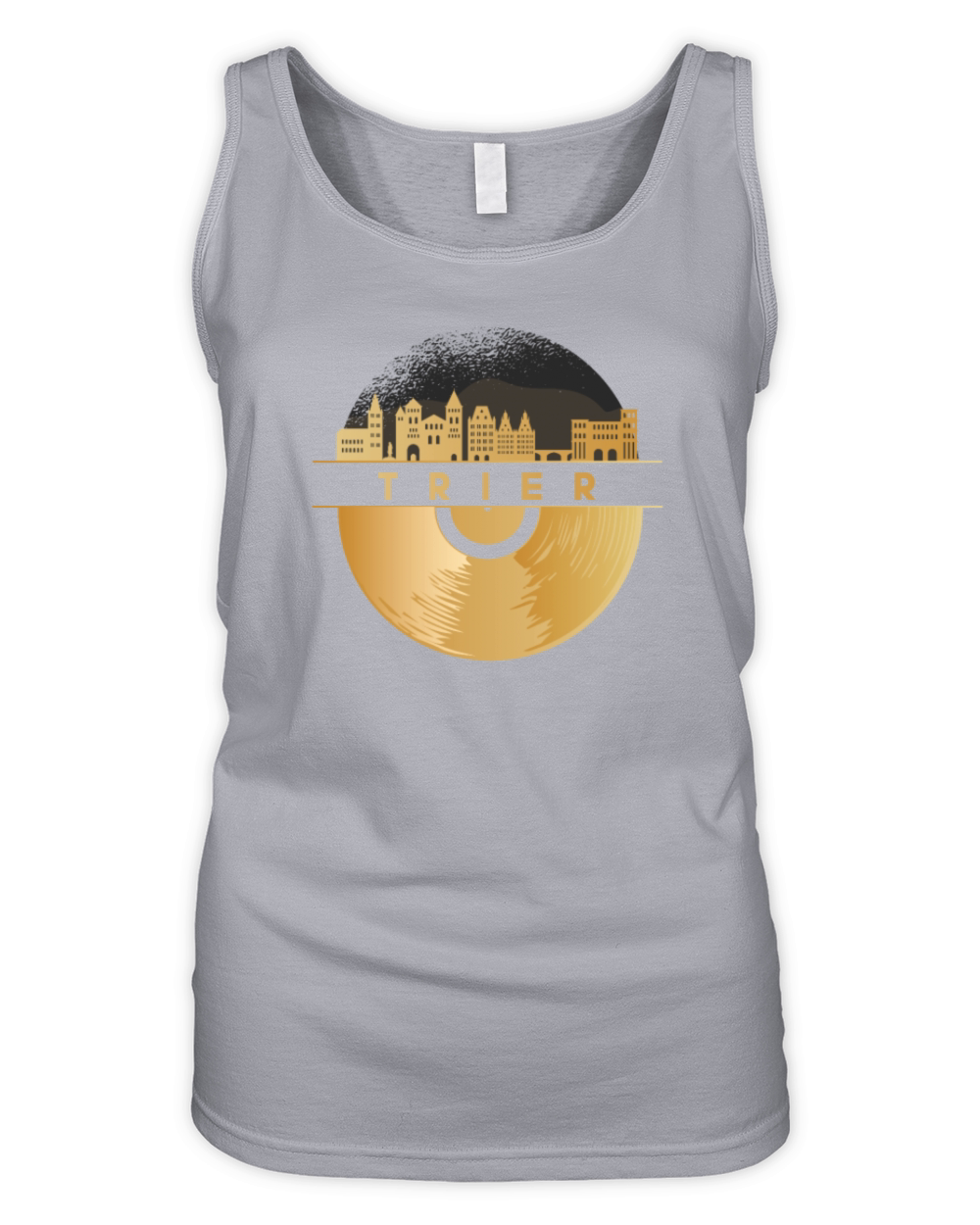 Vinyl-Record-Player Disco-Music Organic Women's Tank Top