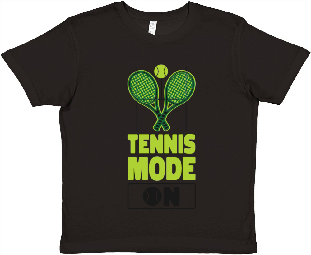 Funny Tennis Player Racket Tennis Premium Kids Crewneck T-shirt