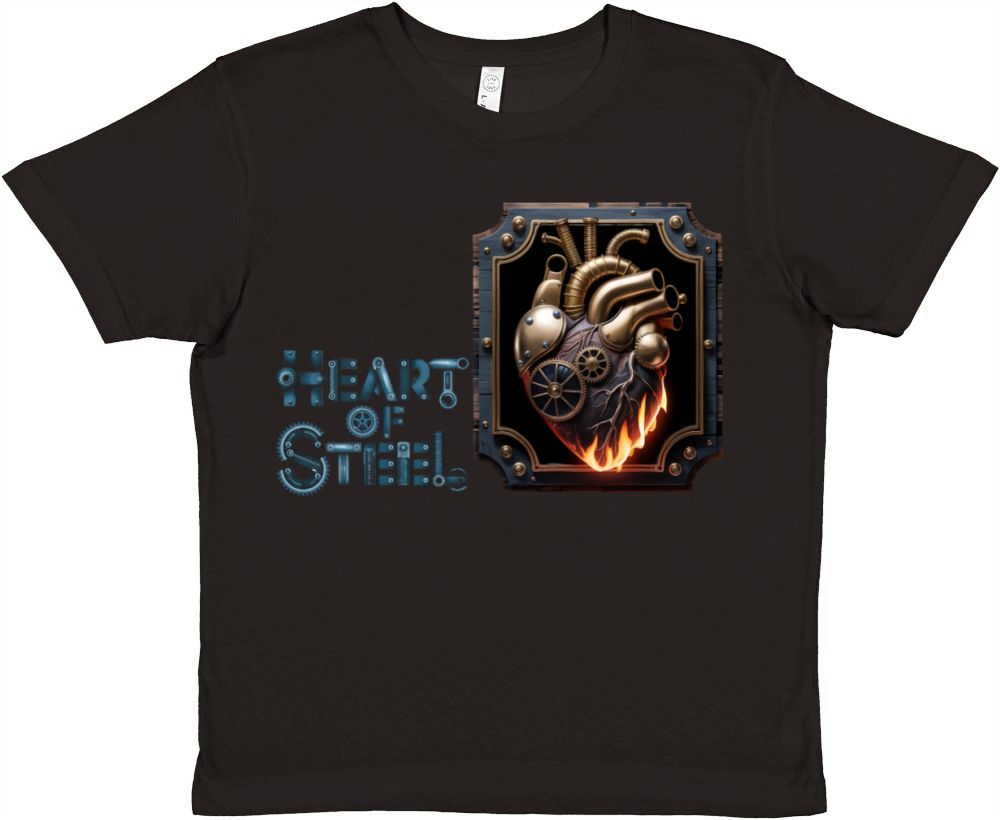 HEART OF STEEL Premium Kids Crewneck T-shirt