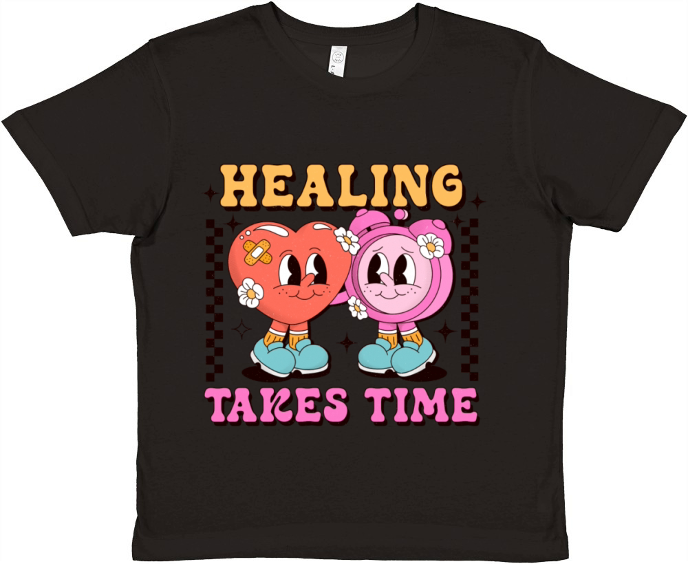 Retro Inspirational Quote Premium Kids Crewneck T-shirt