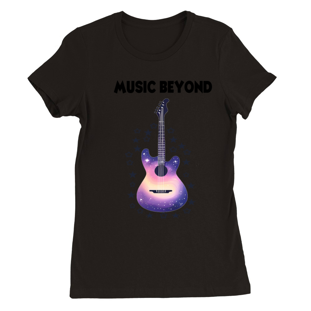 Music Beyond - Guitar Premium Womens Crewneck T-shirt