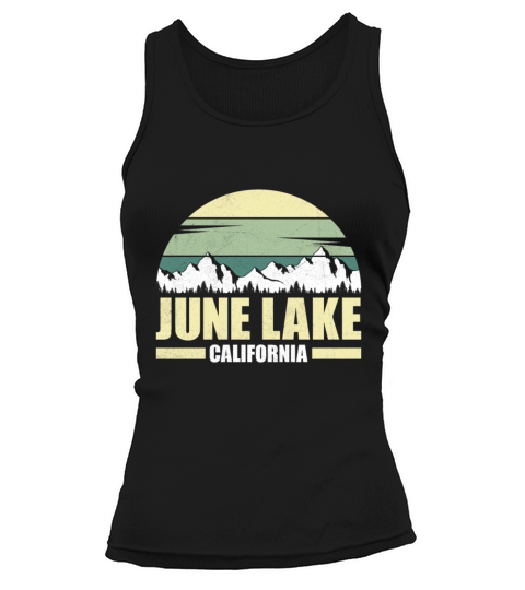 JUNE LAKE CALIFORNIA Fan Vintage Nevada June Tank top Woman
