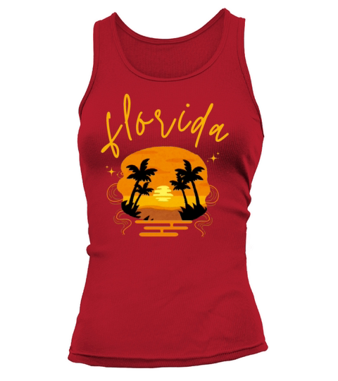 vintage florida retro Tank top Woman