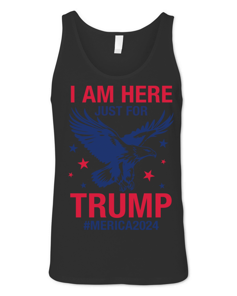 I am here just for Trump #Merica2024 Unisex Jersey Tank