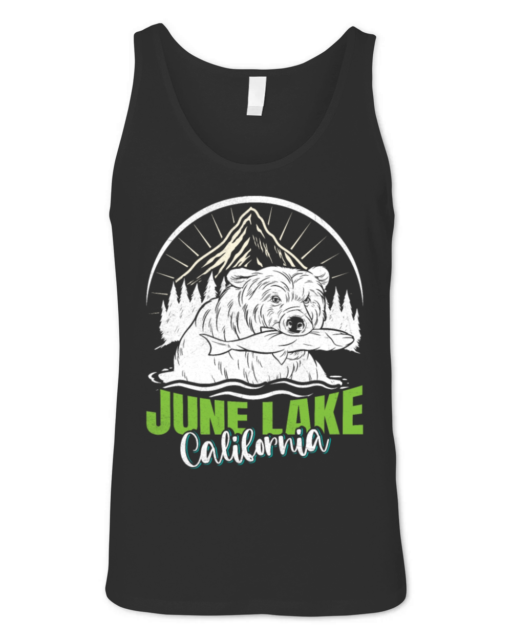 JUNE LAKE CALIFORNIA Nevada June Lake USA Unisex Jersey Tank