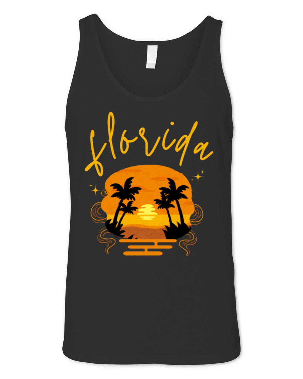 vintage florida retro Unisex Jersey Tank